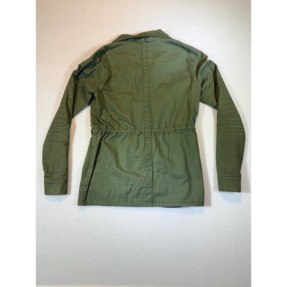 Hawthorn Women's Green Utility Jacket Drawstring Waist Lightweight Coat - Picture 2 of 3